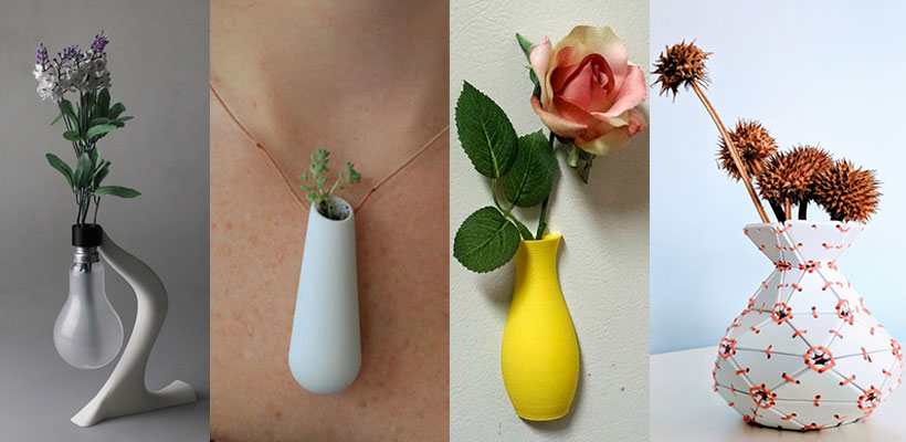 بهترین طرح ها برای پرینت سه بعدی گلدان| best vase stl file| 3bowdi.com