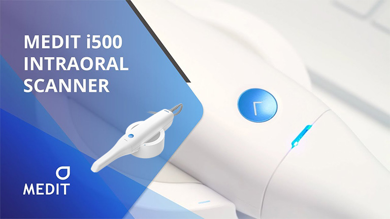 اسکنر سه بعدی دندانپزشکی دندانسازی Medit i500