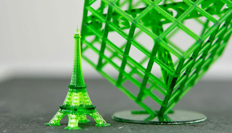 resin dlp 3d printed part پرینت سه بعدی با پرینتر رزینی فوتون اس انی کیوبیک