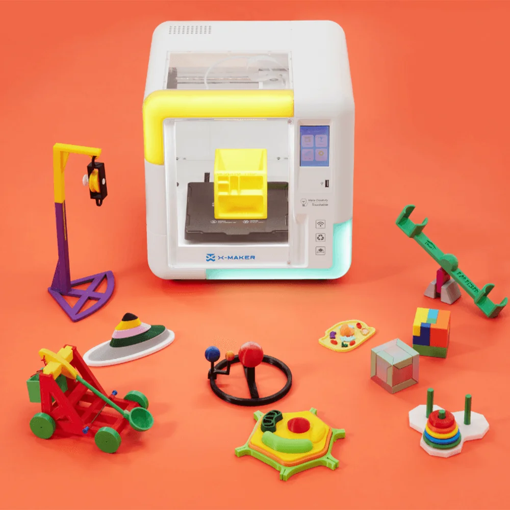 پرینتر سه‌بعدی ای او سید ایکس میکر مخصوص کودکان و ساخت اسباب‌بازی aoseed x-maker 3d printer for kids and toys